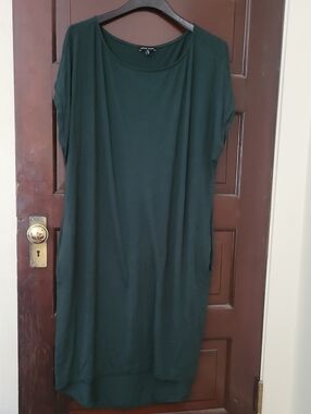 Universal Standard Green T-shirt Dress